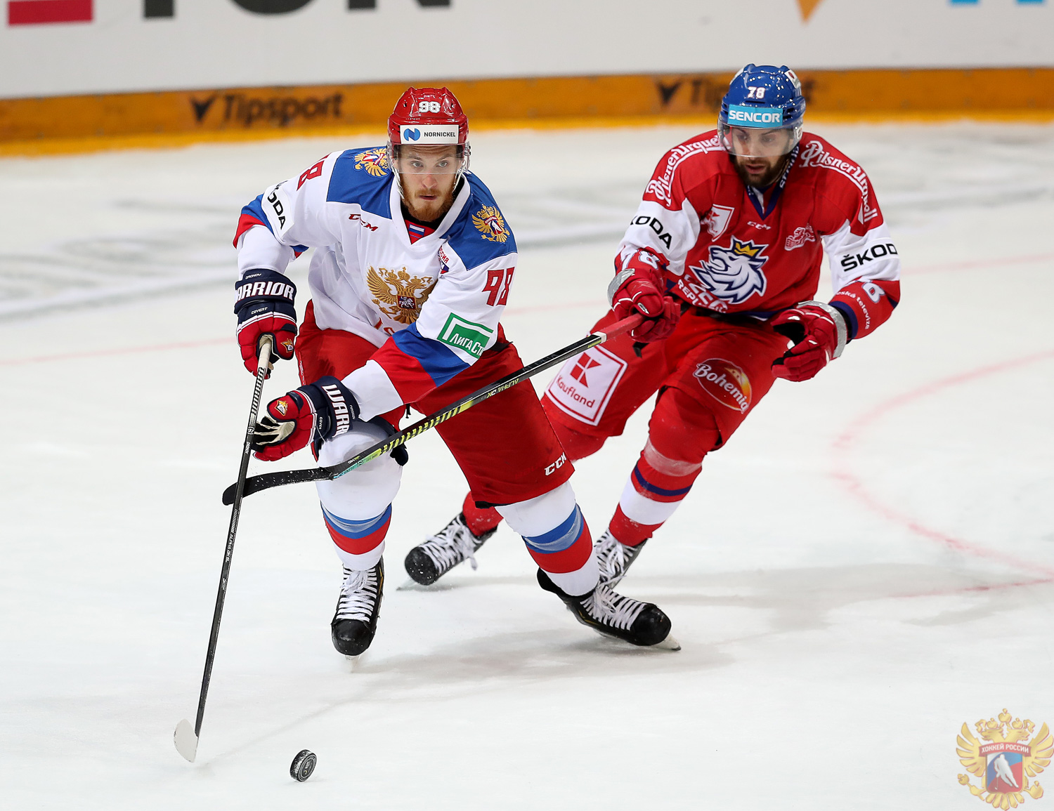 Сборная России-сборная Чехии хоккей
